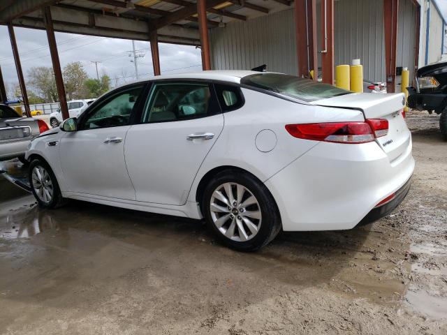 5XXGT4L33GG062925 - 2016 KIA OPTIMA LX WHITE photo 2