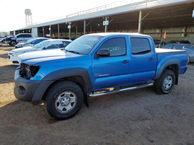 3TMJU62N59M073055 - 2009 TOYOTA TACOMA DOUBLE CAB PRERUNNER BLUE photo 1