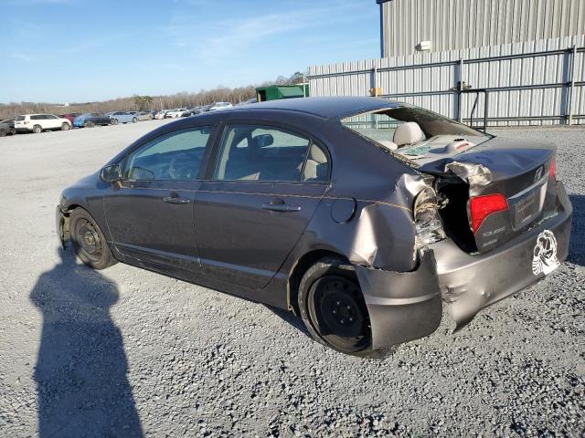 19XFA1F89BE009784 - 2011 HONDA CIVIC EX GRAY photo 2