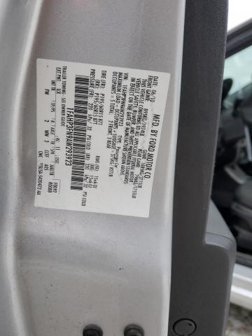 1FAHP3FN9AW293923 - 2010 FORD FOCUS SE SILVER photo 12