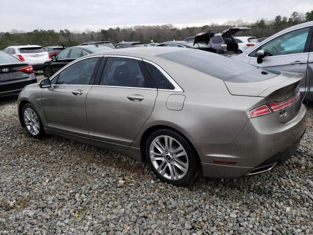 3LN6L2G93GR615276 - 2016 LINCOLN MKZ TAN photo 2