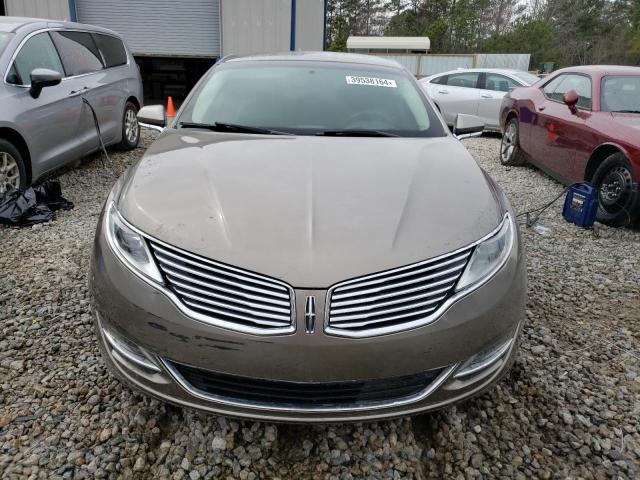 3LN6L2G93GR615276 - 2016 LINCOLN MKZ TAN photo 5