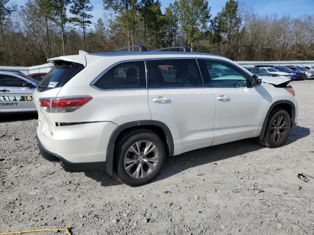 5TDJKRFH1ES010640 - 2014 TOYOTA HIGHLANDER XLE Ağ foto 3