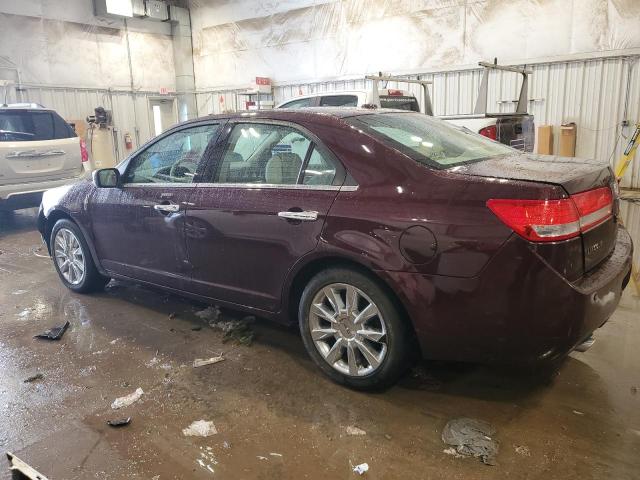 3LNHL2JC8CR830255 - 2012 LINCOLN MKZ BURGUNDY photo 2