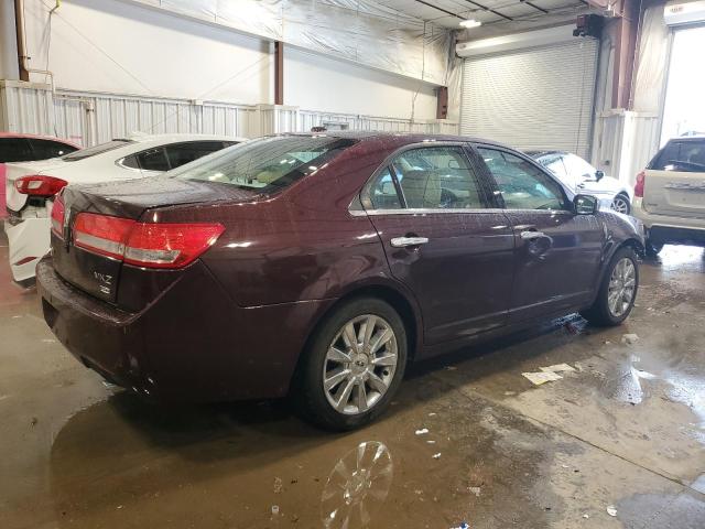 3LNHL2JC8CR830255 - 2012 LINCOLN MKZ BURGUNDY photo 3