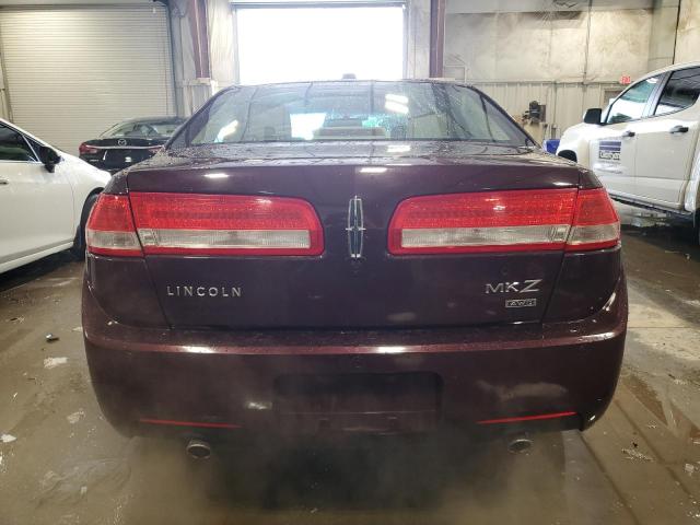 3LNHL2JC8CR830255 - 2012 LINCOLN MKZ BURGUNDY photo 6