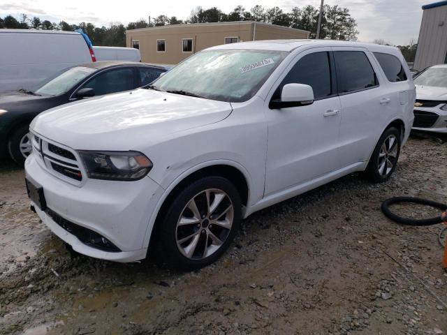 1C4SDJCT6EC455322 - 2014 DODGE DURANGO R/T WHITE photo 1