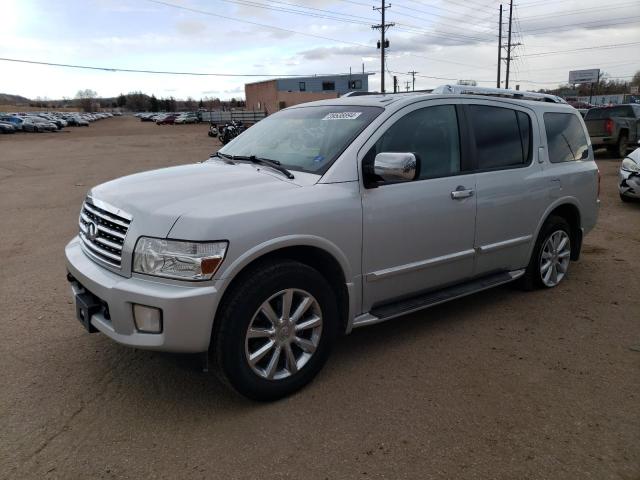 5N3ZA0NE8AN907529 - 2010 INFINITI QX56 SILVER photo 1