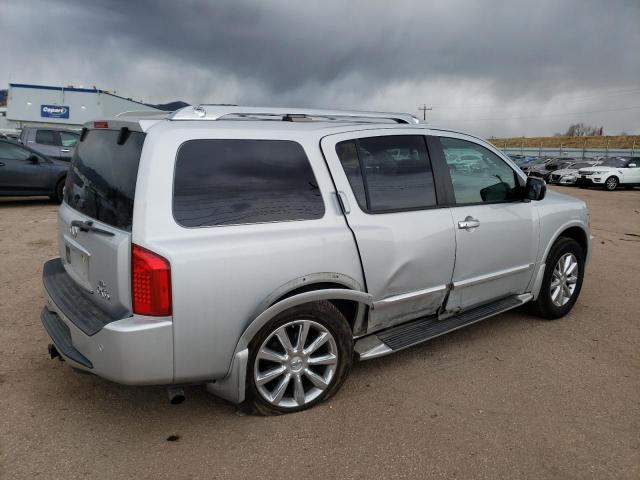 5N3ZA0NE8AN907529 - 2010 INFINITI QX56 SILVER photo 3