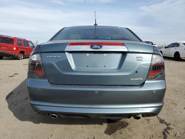 3FAHP0CG2CR299346 - 2012 FORD FUSION SEL BLUE photo 6