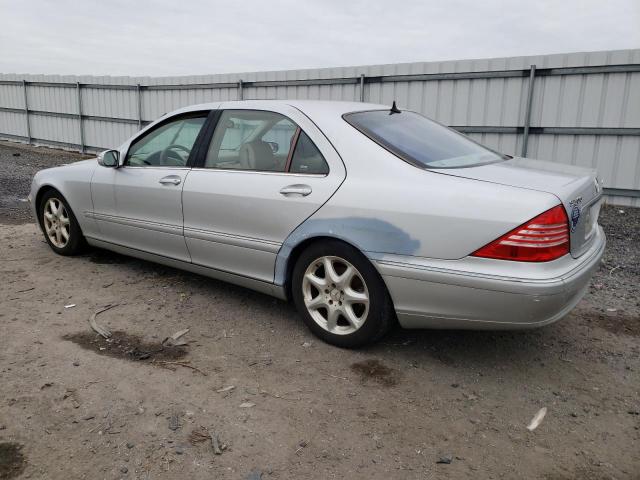 WDBNG84J03A316028 - 2003 MERCEDES-BENZ S 500 4MATIC SILVER photo 2