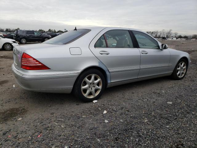 WDBNG84J03A316028 - 2003 MERCEDES-BENZ S 500 4MATIC SILVER photo 3