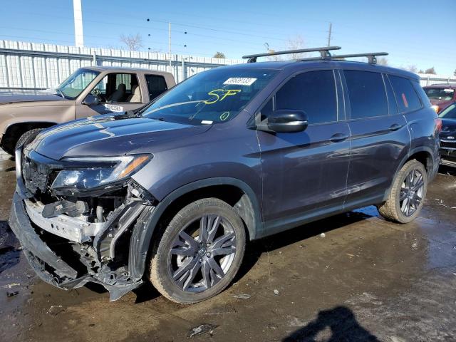 5FNYF8H56MB012340 - 2021 HONDA PASSPORT EXL CHARCOAL photo 1