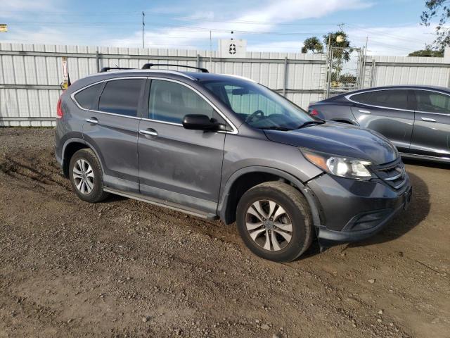 2HKRM3H31EH523713 - 2014 HONDA CR-V LX GRAY photo 4