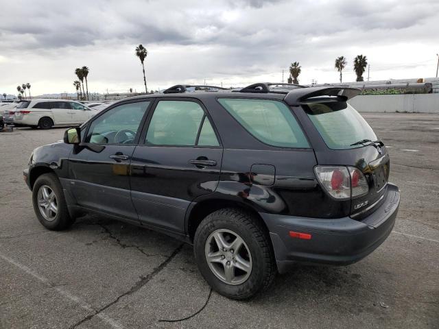 JTJGF10U720127883 - 2002 LEXUS RX 300 BLACK photo 2