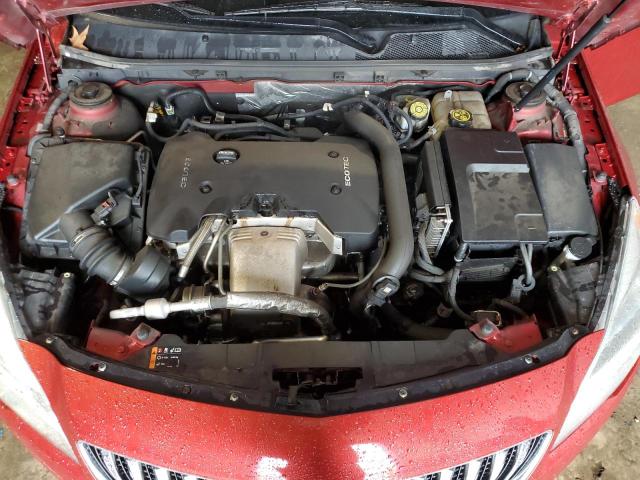 2G4GK5EXXE9319443 - 2014 BUICK REGAL RED photo 11