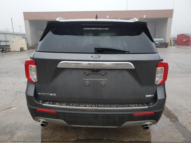 1FMSK8FH2LGC03218 - 2020 FORD EXPLORER LIMITED GRAY photo 6