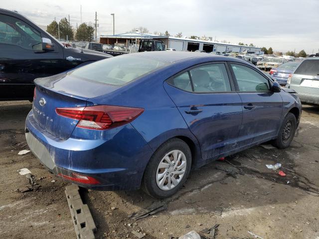 5NPD74LF6KH452626 - 2019 HYUNDAI ELANTRA SE BLUE photo 3