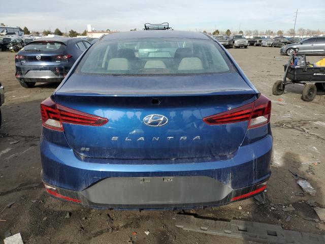 5NPD74LF6KH452626 - 2019 HYUNDAI ELANTRA SE BLUE photo 6