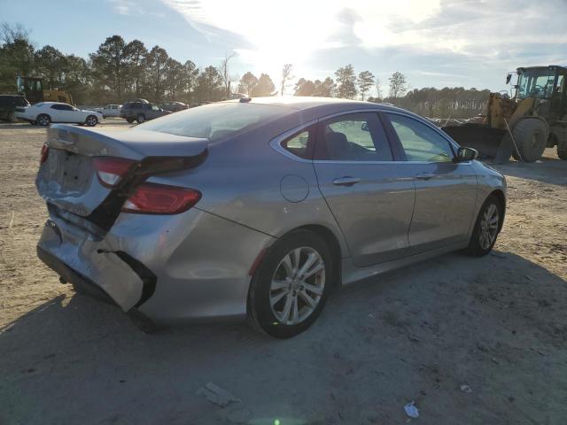 1C3CCCAB8FN600531 - 2015 CHRYSLER 200 LIMITED GRAY photo 3