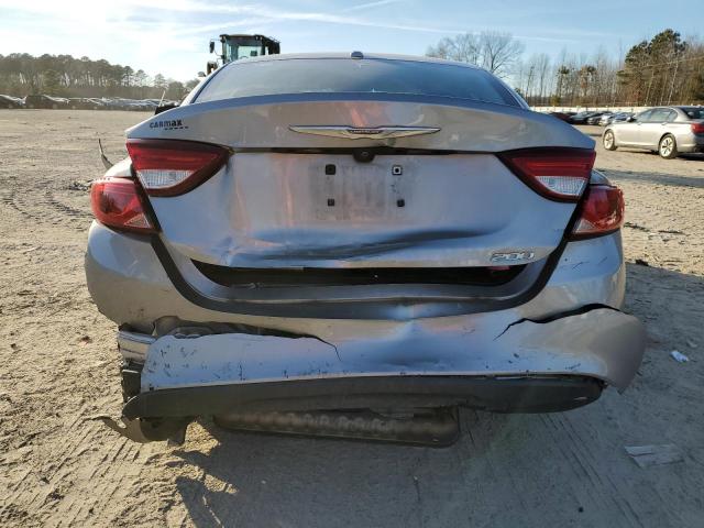 1C3CCCAB8FN600531 - 2015 CHRYSLER 200 LIMITED GRAY photo 6