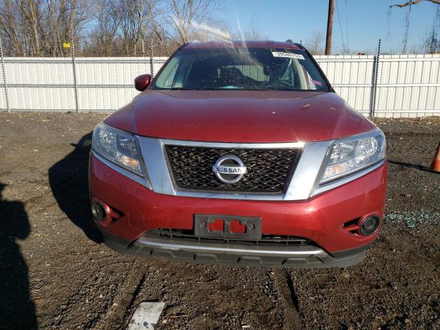 5N1AR2MM6GC631973 - 2016 NISSAN PATHFINDER S RED photo 5