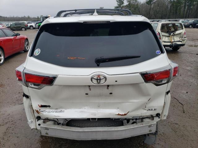 5TDKKRFH0FS053260 - 2015 TOYOTA HIGHLANDER XLE თეთრი ფოტო 6