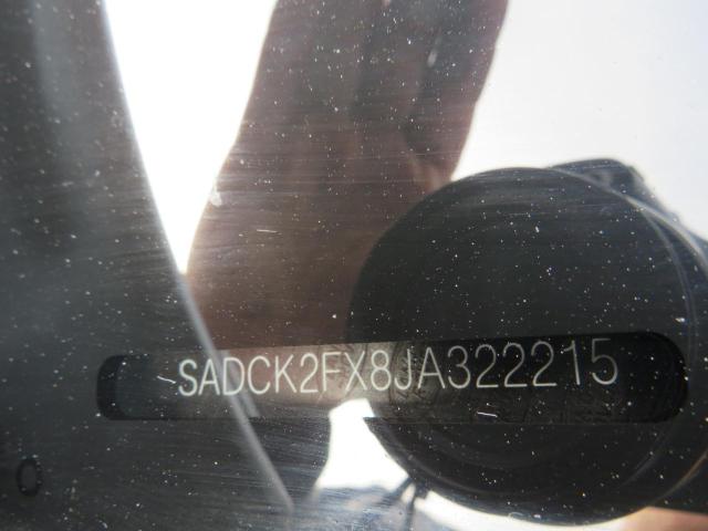 SADCK2FX8JA322215 - 2018 JAGUAR F-PACE PRESTIGE WHITE photo 10