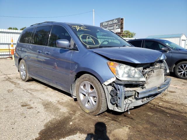 5FNRL38989B008090 - 2009 HONDA ODYSSEY TOURING BLUE photo 1