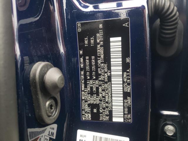 5TDGZRBH4MS080935 - 2021 TOYOTA HIGHLANDER XLE BLUE photo 13