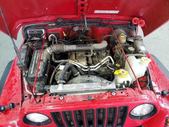 1J4FA39S22P774624 - 2002 JEEP WRANGLER / X RED photo 11