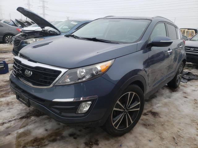 KNDPC3A60G7803726 - 2016 KIA SPORTAGE EX BLUE photo 1