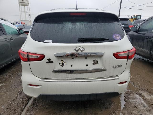 5N1AL0MN4FC559278 - 2015 INFINITI QX60 WHITE photo 6