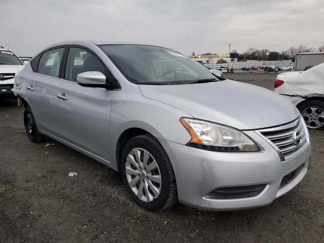 3N1AB7AP6EY205776 - 2014 NISSAN SENTRA S SILVER photo 4