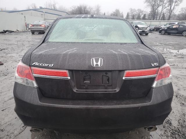 1HGCP3F80BA016432 - 2011 HONDA ACCORD EXL GRAY photo 6