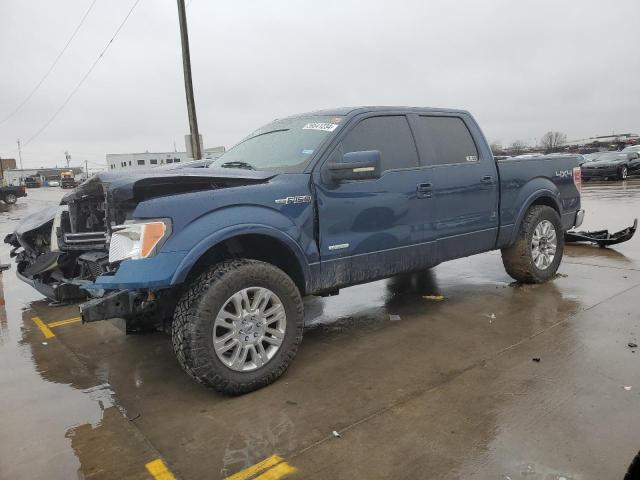 1FTFW1ET1DKD46490 - 2013 FORD F150 SUPERCREW BLUE photo 1