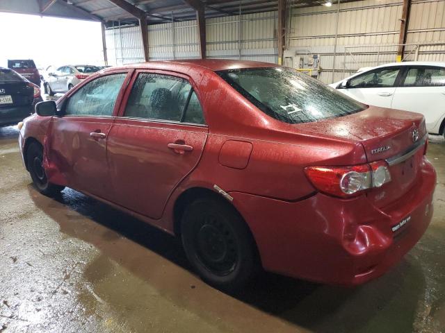 5YFBU4EE2DP127076 - 2013 TOYOTA COROLLA BASE RED photo 2