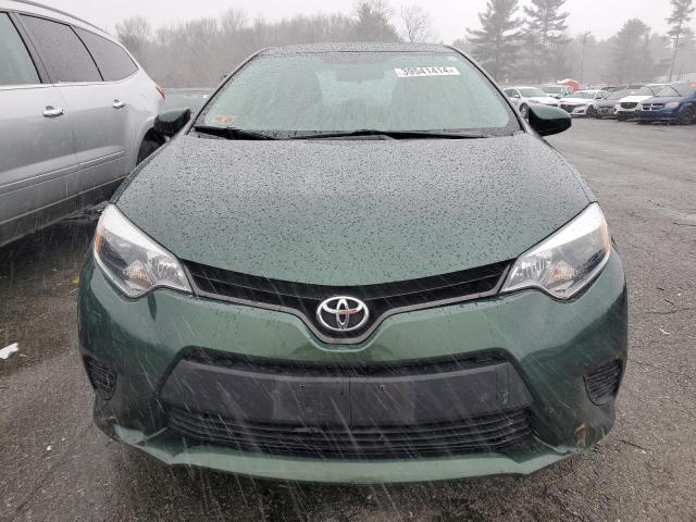 2T1BURHE9EC168623 - 2014 TOYOTA COROLLA L GREEN photo 5