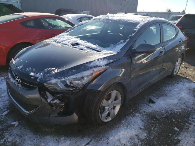 5NPDH4AE0DH172646 - 2013 HYUNDAI ELANTRA GLS GRAY photo 1