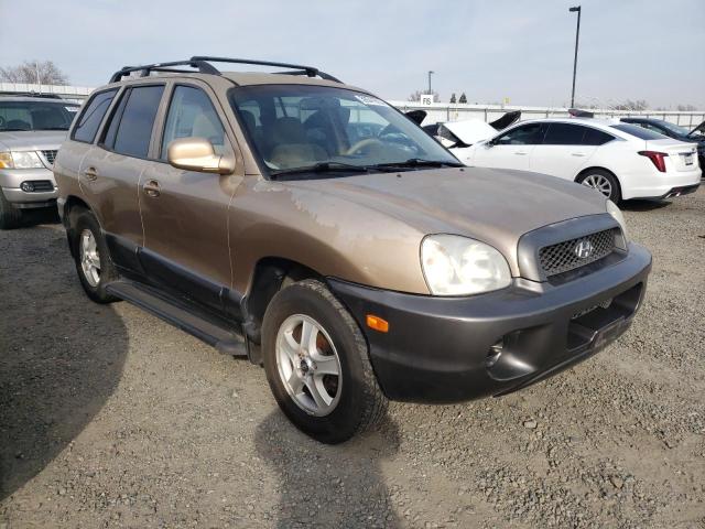 KM8SB12B64U643843 - 2004 HYUNDAI SANTA FE GL GOLD photo 4