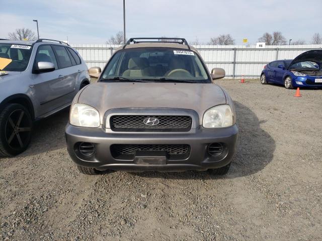 KM8SB12B64U643843 - 2004 HYUNDAI SANTA FE GL GOLD photo 5