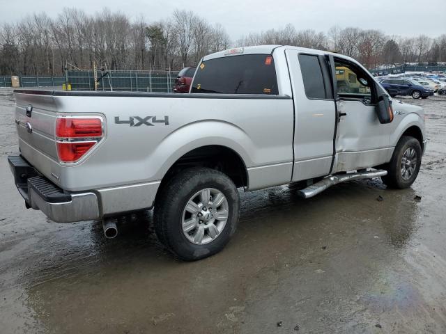 1FTFX1EF0BFA10651 - 2011 FORD F150 SUPER CAB SILVER photo 3