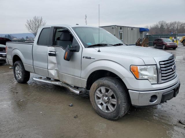 1FTFX1EF0BFA10651 - 2011 FORD F150 SUPER CAB SILVER photo 4