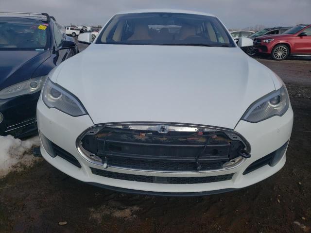 5YJSA1S15EFP57356 - 2014 TESLA MODEL S თეთრი ფოტო 5