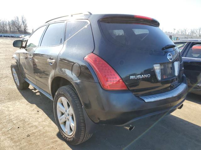 JN8AZ08W77W631164 - 2007 NISSAN MURANO SL BLACK photo 2