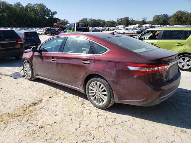 4T1BD1EBXDU017783 - 2013 TOYOTA AVALON HYBRID RED photo 2