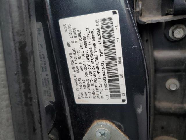 1HGCM65506A004515 - 2006 HONDA ACCORD EX BLUE photo 12