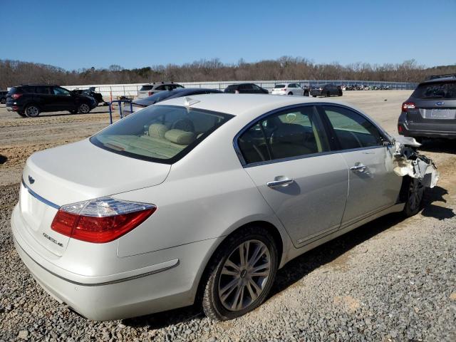 KMHGC4DF6AU092829 - 2010 HYUNDAI GENESIS 4.6L WHITE photo 3