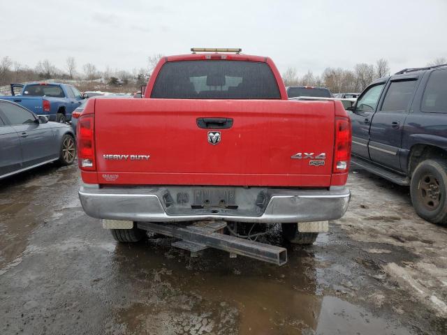 3D7LX39C96G185134 - 2006 DODGE RAM 3500 RED photo 6