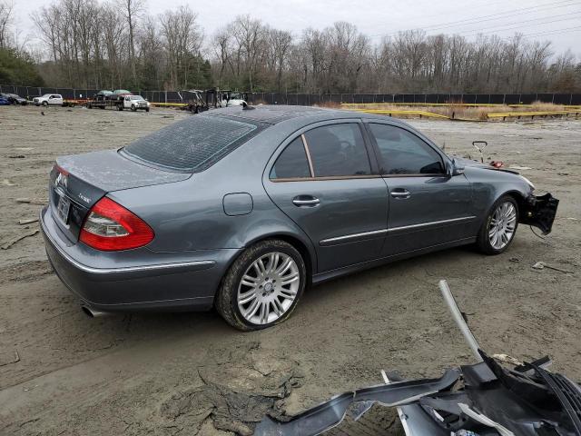 WDBUF87XX8B348162 - 2008 MERCEDES-BENZ E 350 4MATIC BLUE photo 3